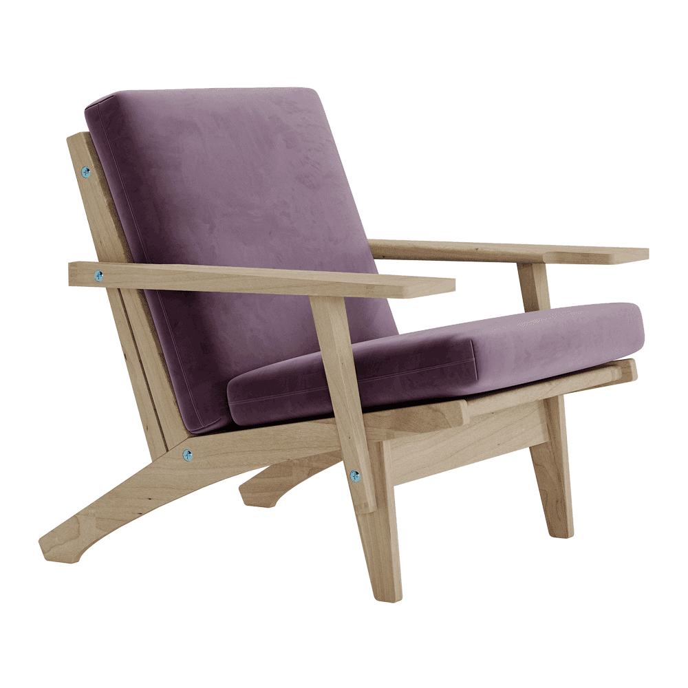 Bild im Vollbild ansehen Kissenset für Wegner GE 370 in Velours