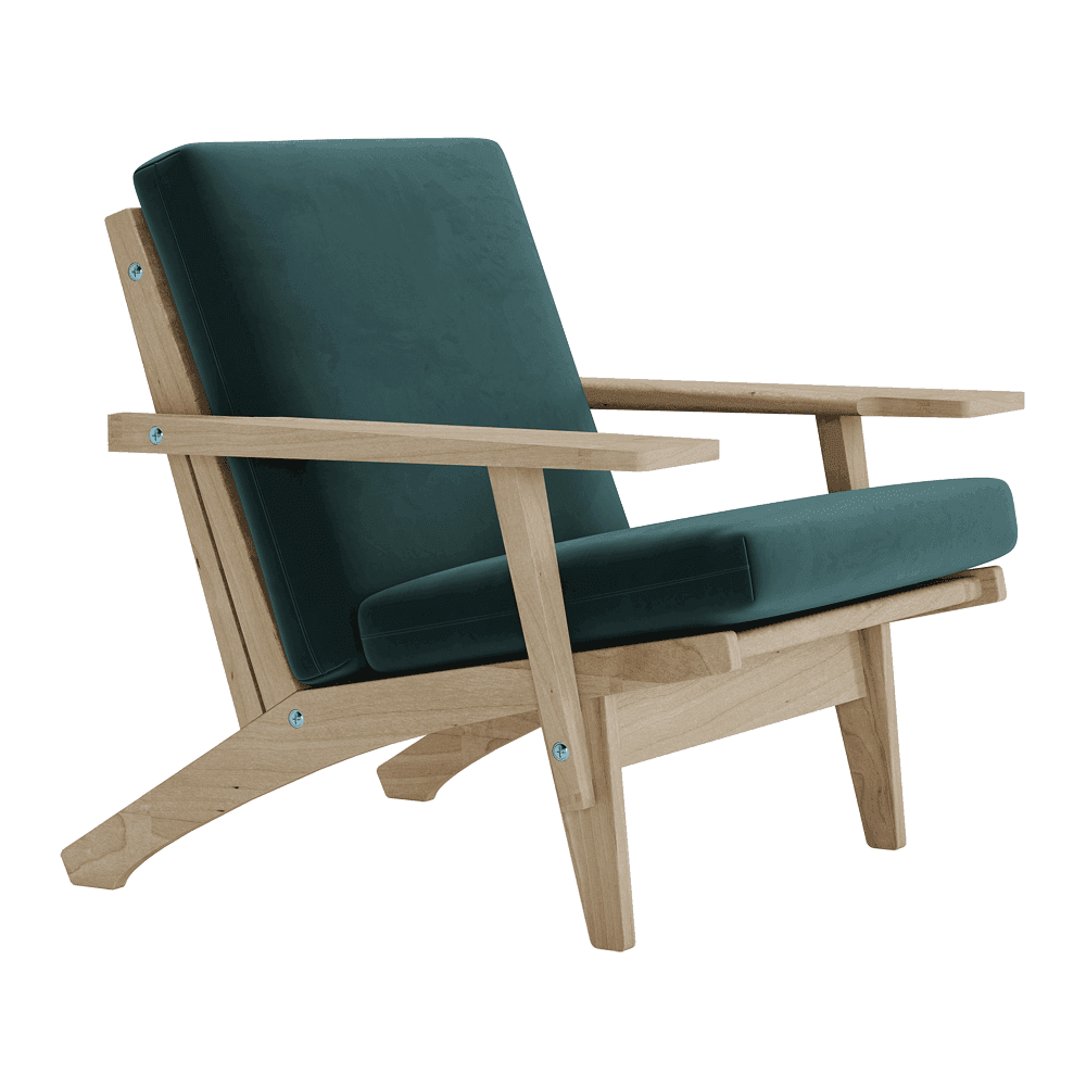 Bild im Vollbild ansehen Kissenset für Wegner GE 370 in Velours