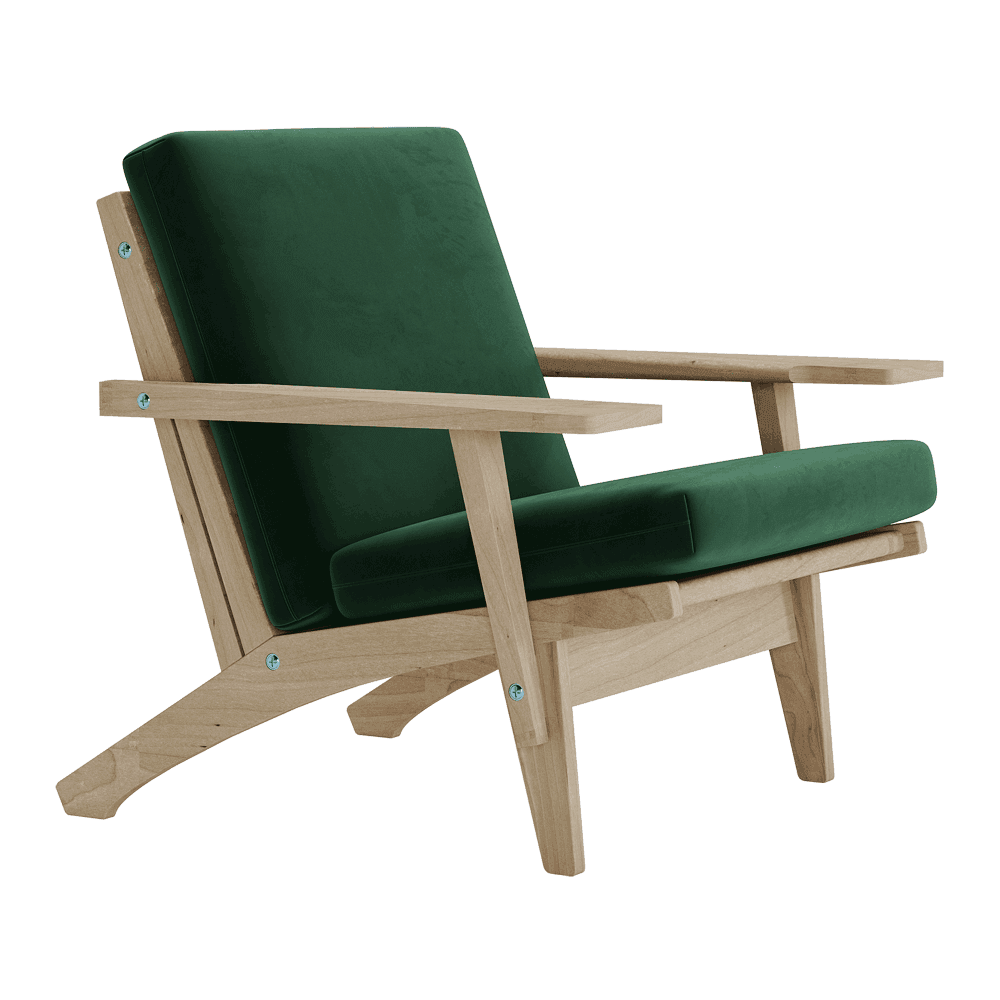Bild im Vollbild ansehen Kissenset für Wegner GE 370 in Velours