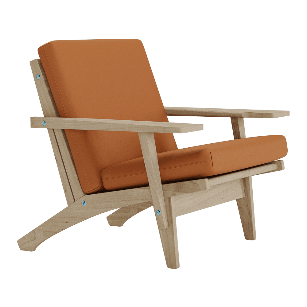 View image full screen Kissenset für Wegner GE 370 aus Leder