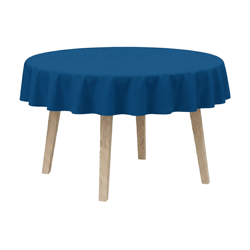 Bild im Vollbild ansehen Runde Tischdecke aus Baumwollmischgewebe