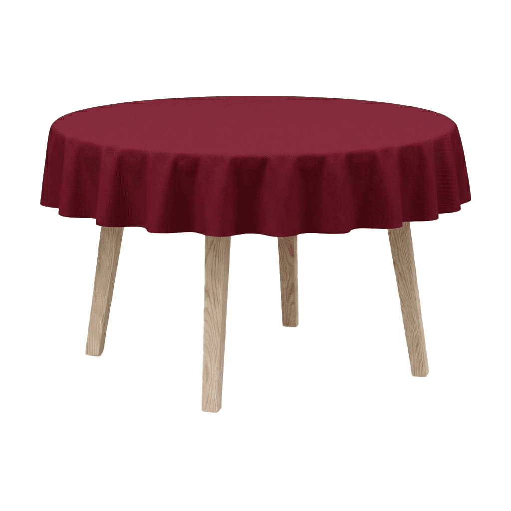 Voir l'image en plein écran Nappe ronde en mélange de coton