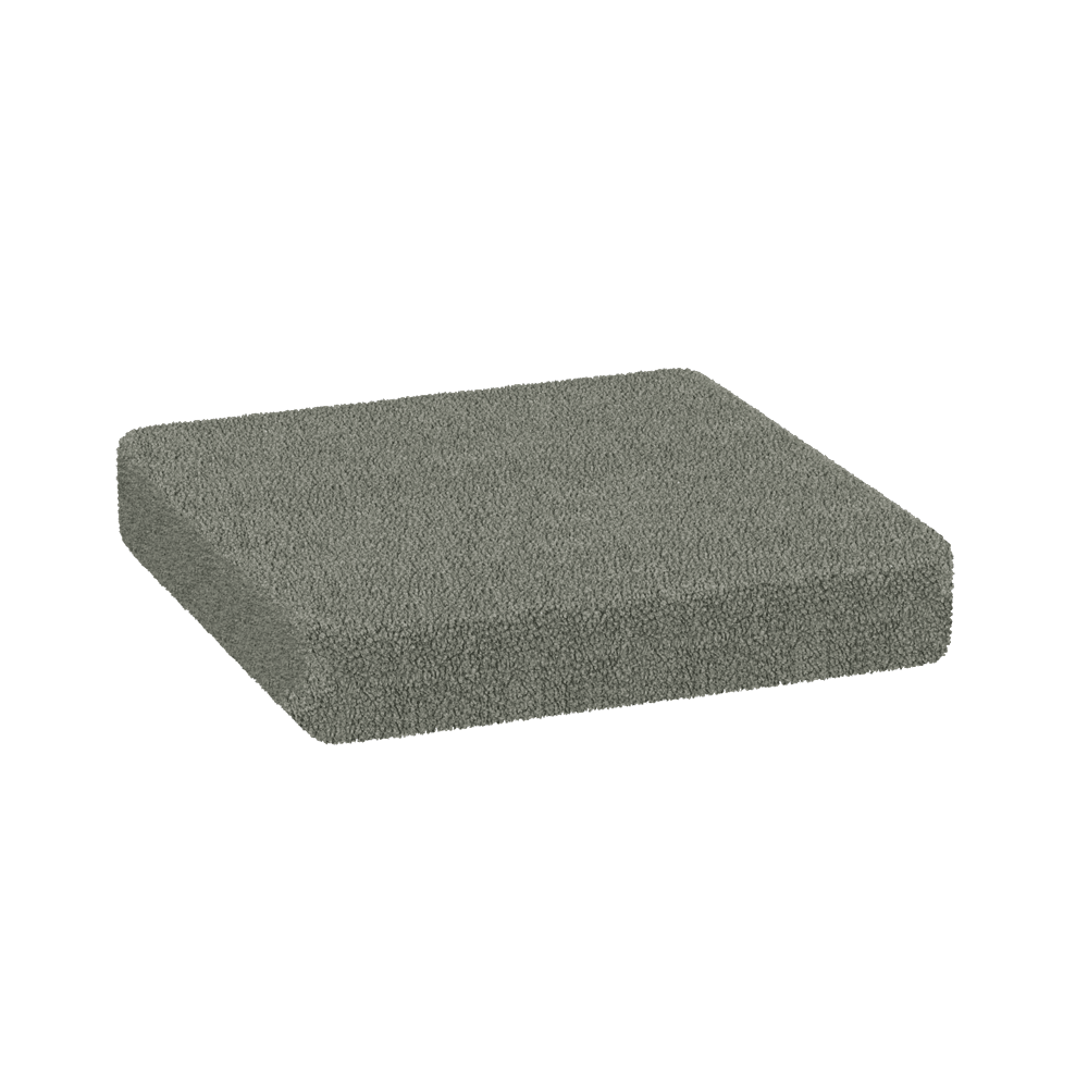 Voir l'image en plein écran Coussin d'assise sur mesure en bouclé