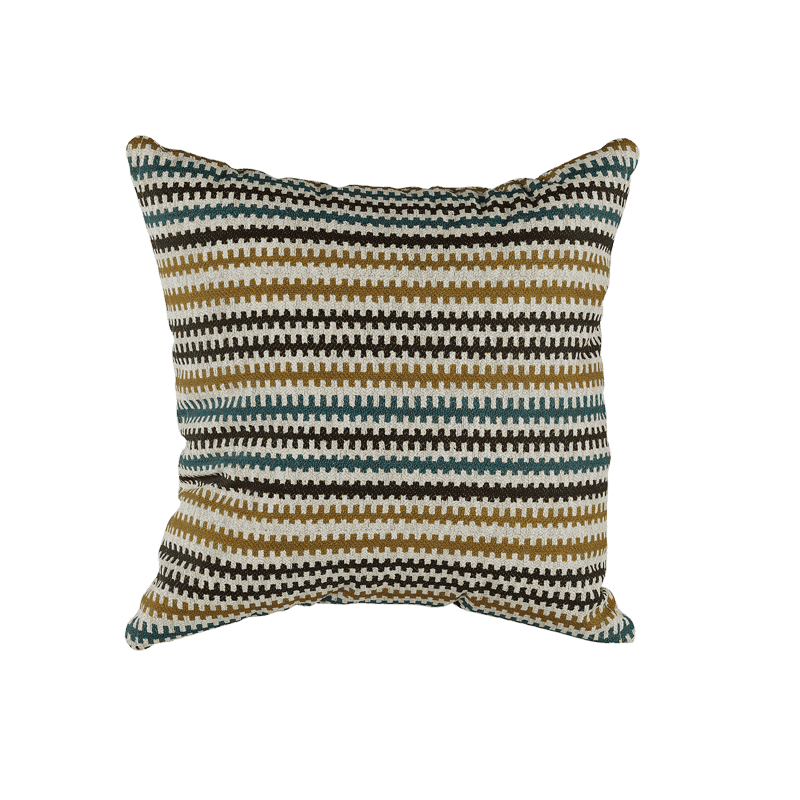 Bekijk afbeelding op volledig scherm Sierkussen op maat in bouclé-jacquard