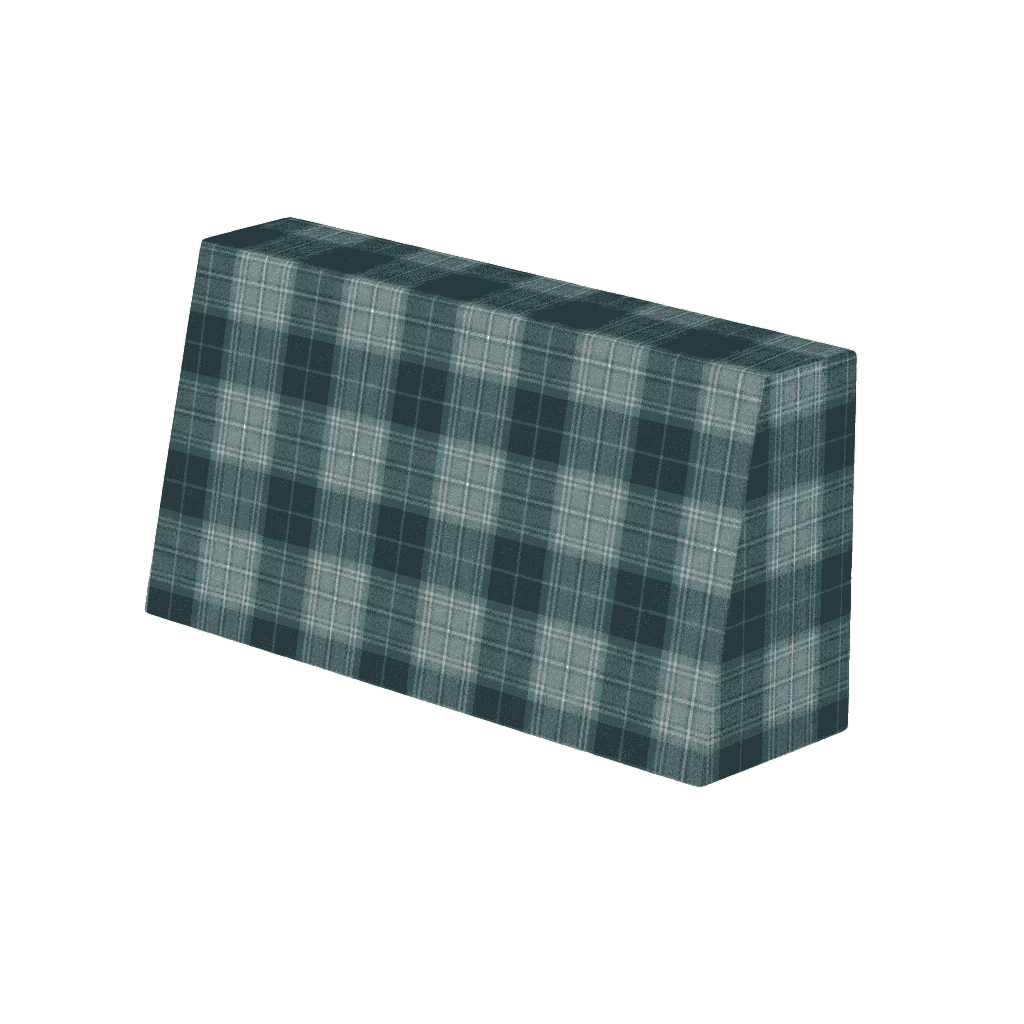 Voir l'image en plein écran Coussin de dossier incliné sur mesure en laine à motifs