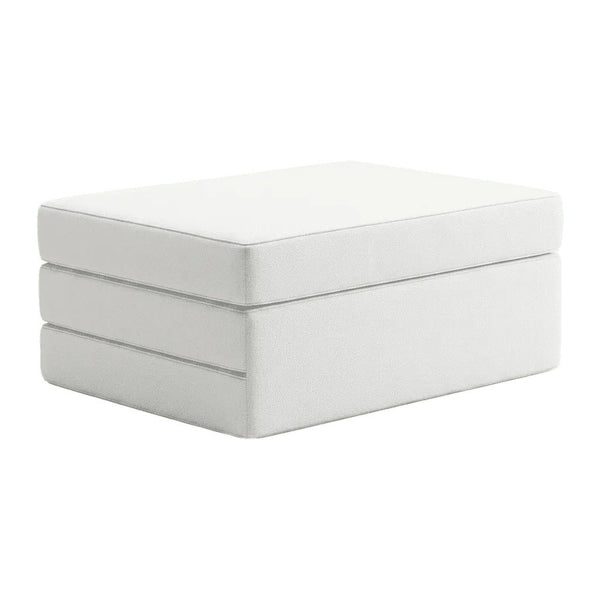 Vouwmatras op maat in kunstleer - Snow - S3100