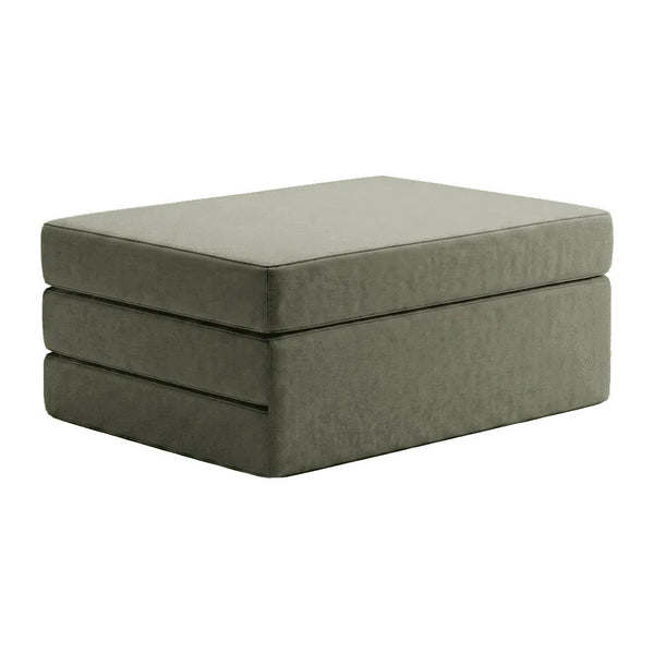 Vouwmatras op maat in velours - Chrom - S6012