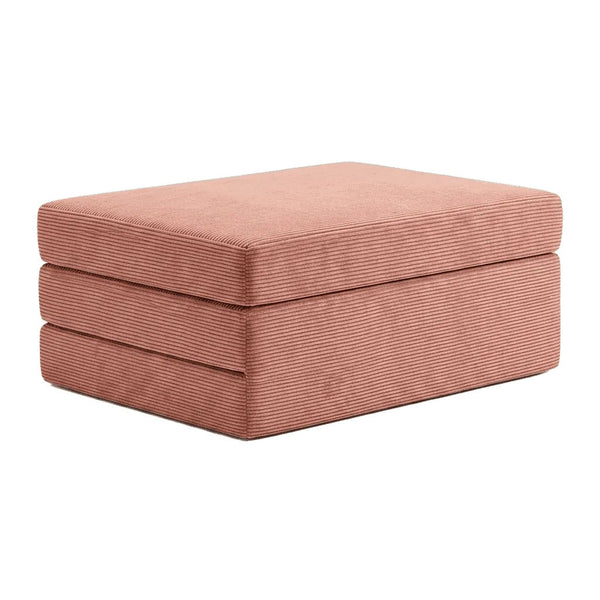 Vouwmatras op maat in Velvet - Oldrose - S2504