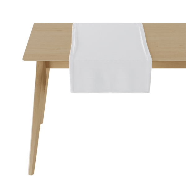 Katoen Tafellopers. - White - D1010-