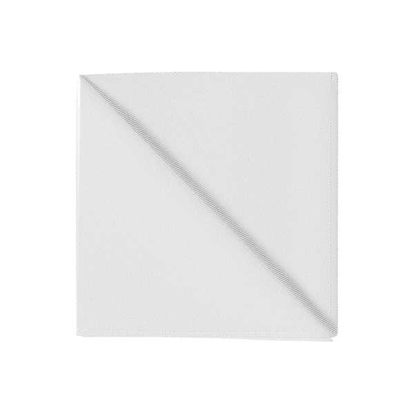 Katoenen servet, gesanforiseerd - White - D1000,