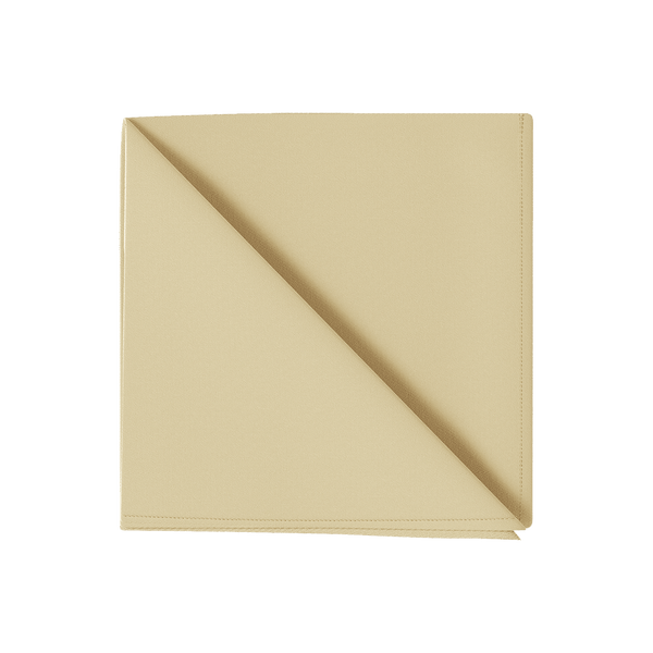 Katoenen servet, gesanforiseerd - Yellow - D1001,
