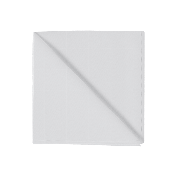 Katoenen servet in panamabinding - White - D1010,
