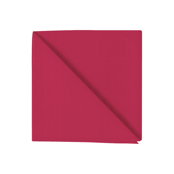 Katoenen servet, gesanforiseerd - Red - D1003,