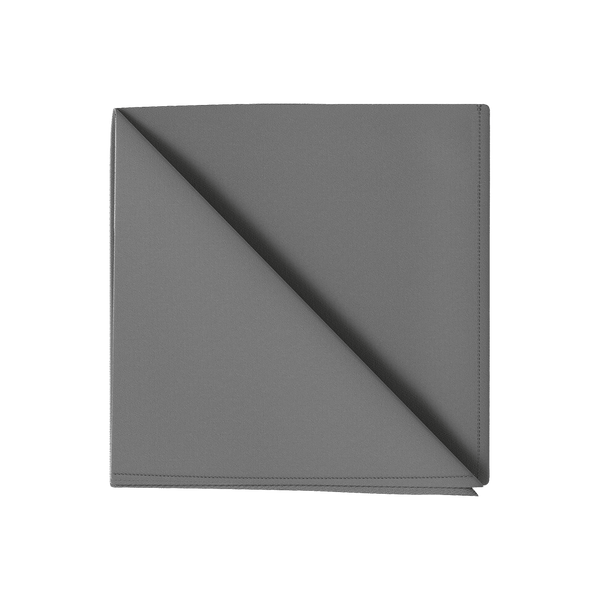 Katoenen servet, gesanforiseerd - Grey - D1004,