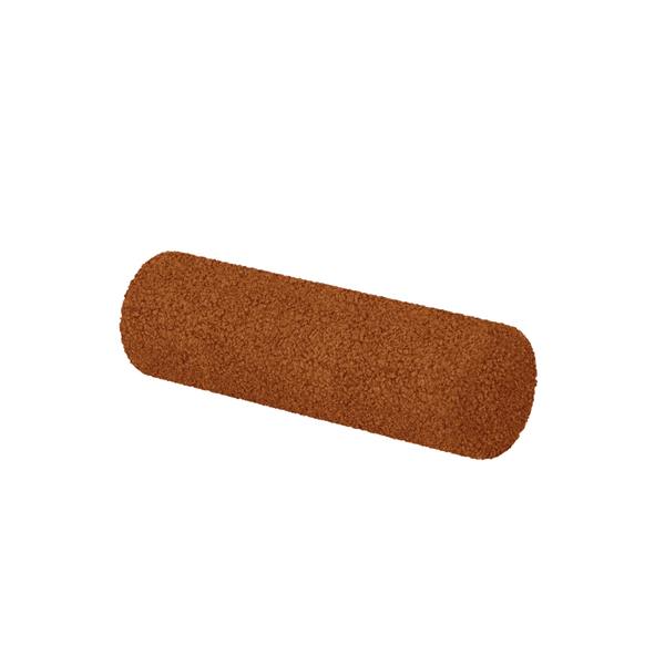 Zylinderkissen nach Maß in Bouclé - Pumpkin Spice - S2002´