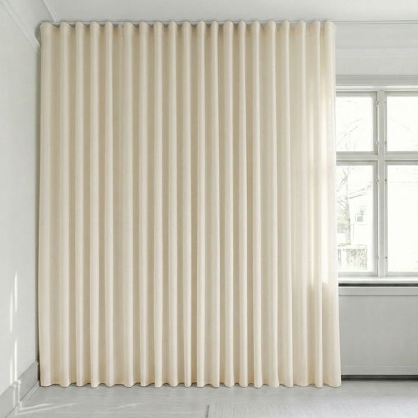 Veloursvorhang nach Maß – Bris - Pure White - C2633