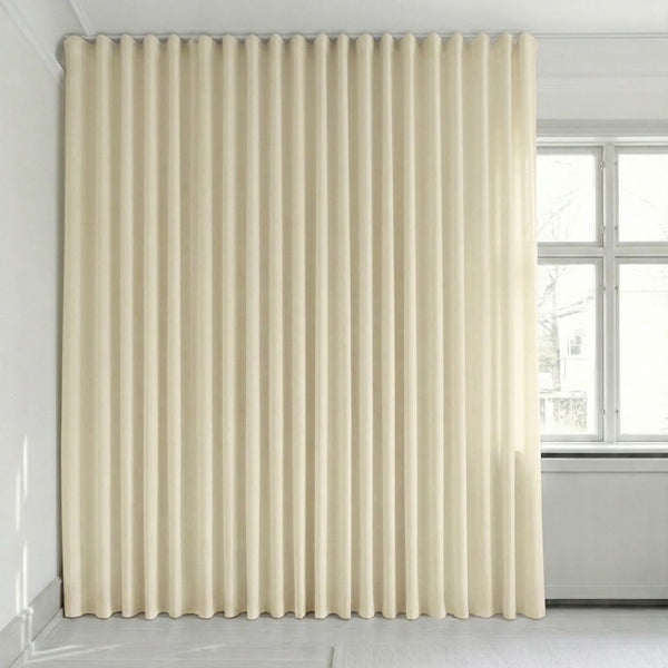 Halbtransparenter Vorhang nach Maß – Rina - Pale Ivory - C1901