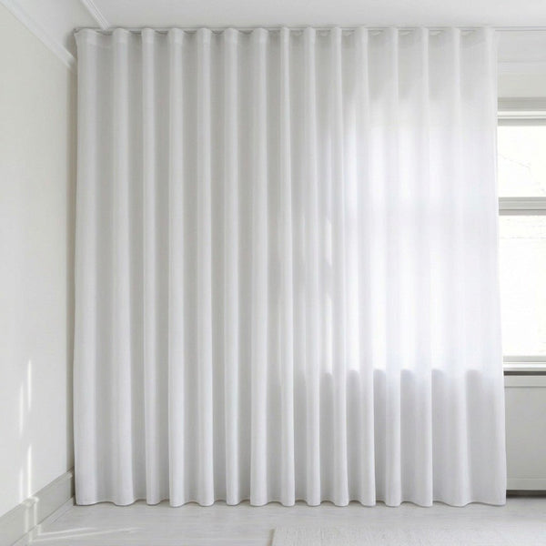 Transparenter Vorhang nach Maß – Silva - Mist Gray - C1103