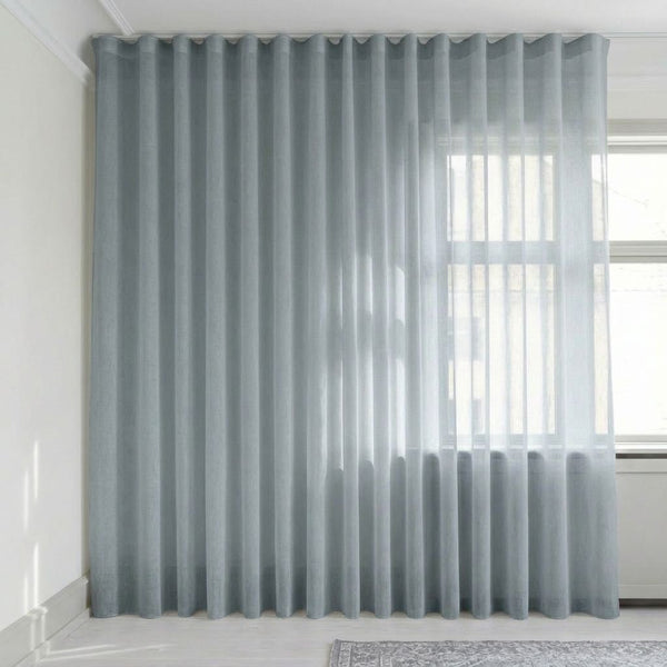 Transparenter Vorhang nach Maß – Suula - Platinum - C1506