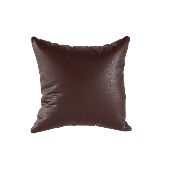 Sierkussen op maat in kunstleer - Aubergine - S3103'