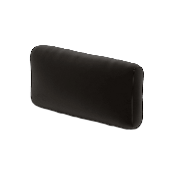 Weiches Rückenkissen nach Maß in Velours - Black. - S6014
