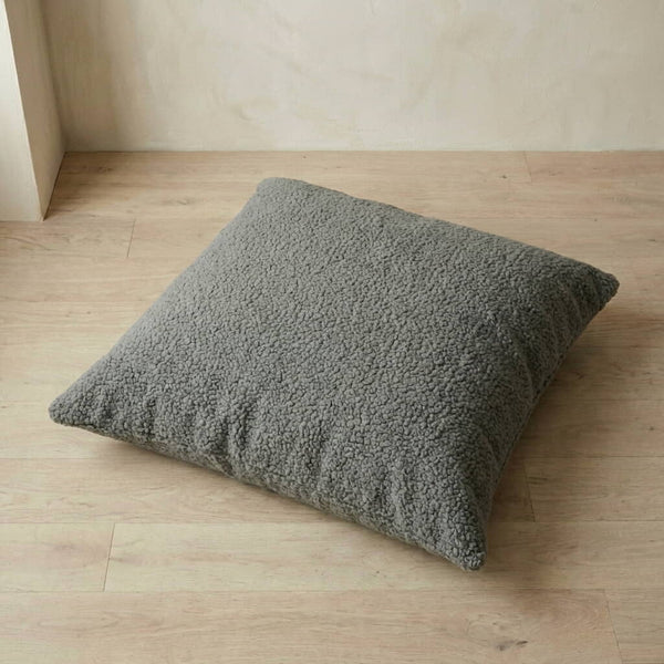 Schräges Rückenkissen nach Maß in Bouclé - Gray - S2004"