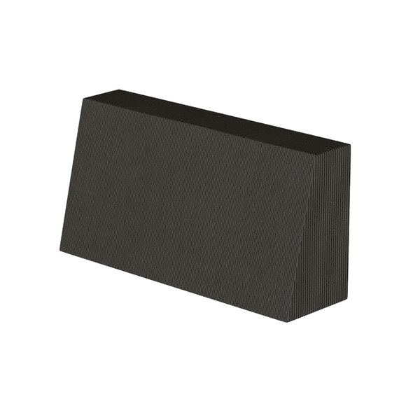Schräges Rückenkissen nach Maß in Velvet - Shadow - S2512: