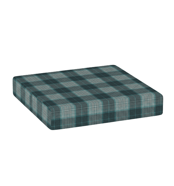 Gemustertes Wollkissen nach Maß - Midnight Navy - S7209