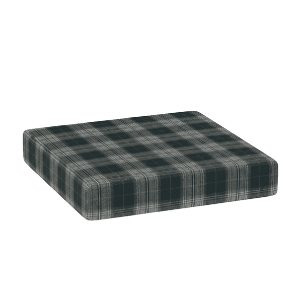 Gemustertes Wollkissen nach Maß - Obsidian - S7211