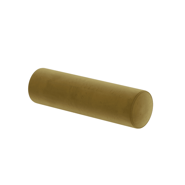 Coussin cylindrique sur mesure en velours - Bronze - S6010,