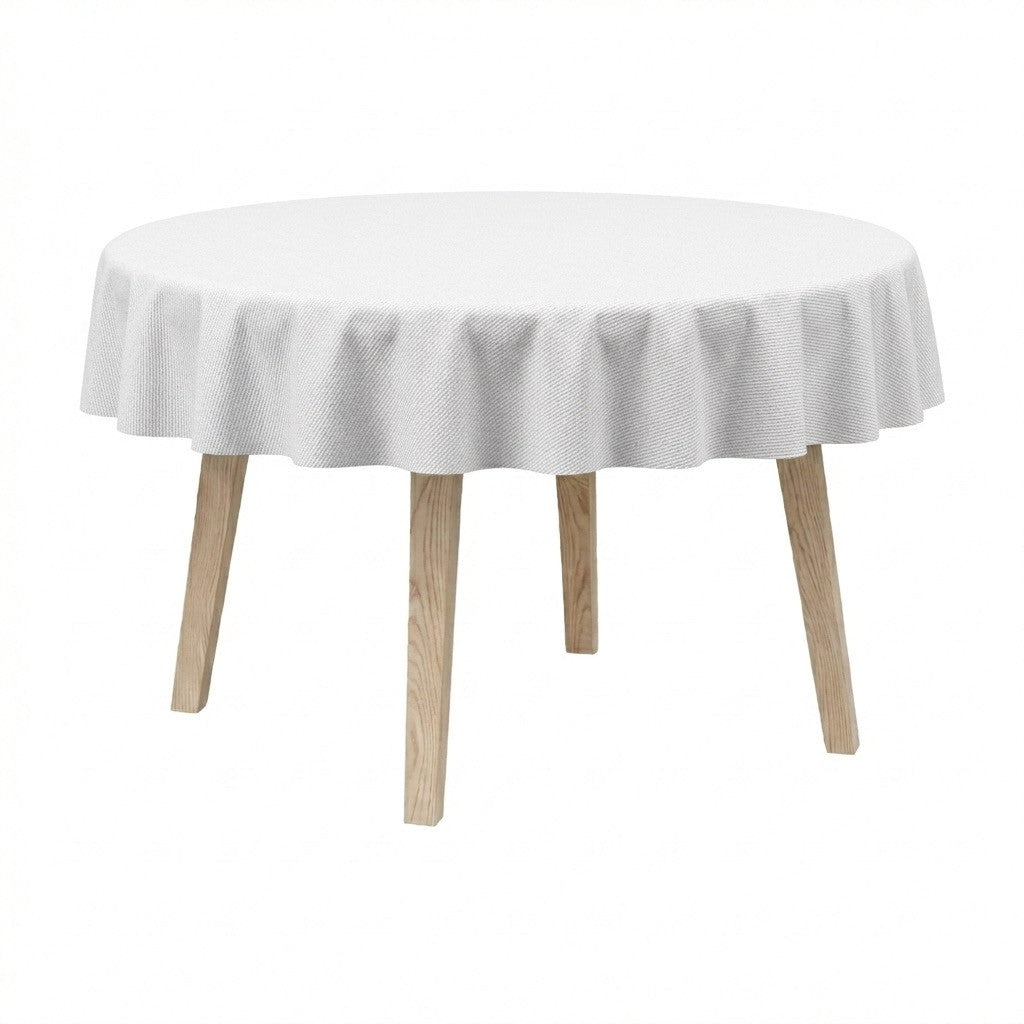 Nappe ronde damassée