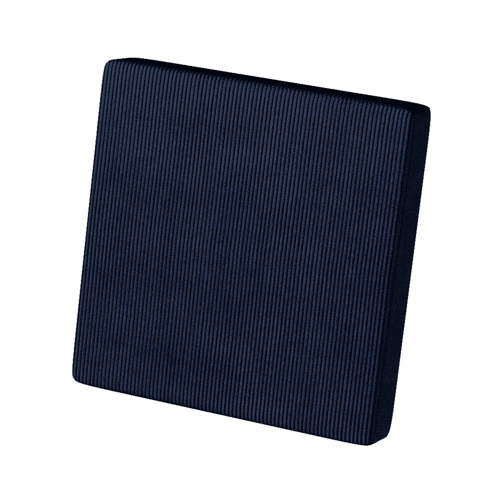 Coussin de dossier sur mesure en Velvet