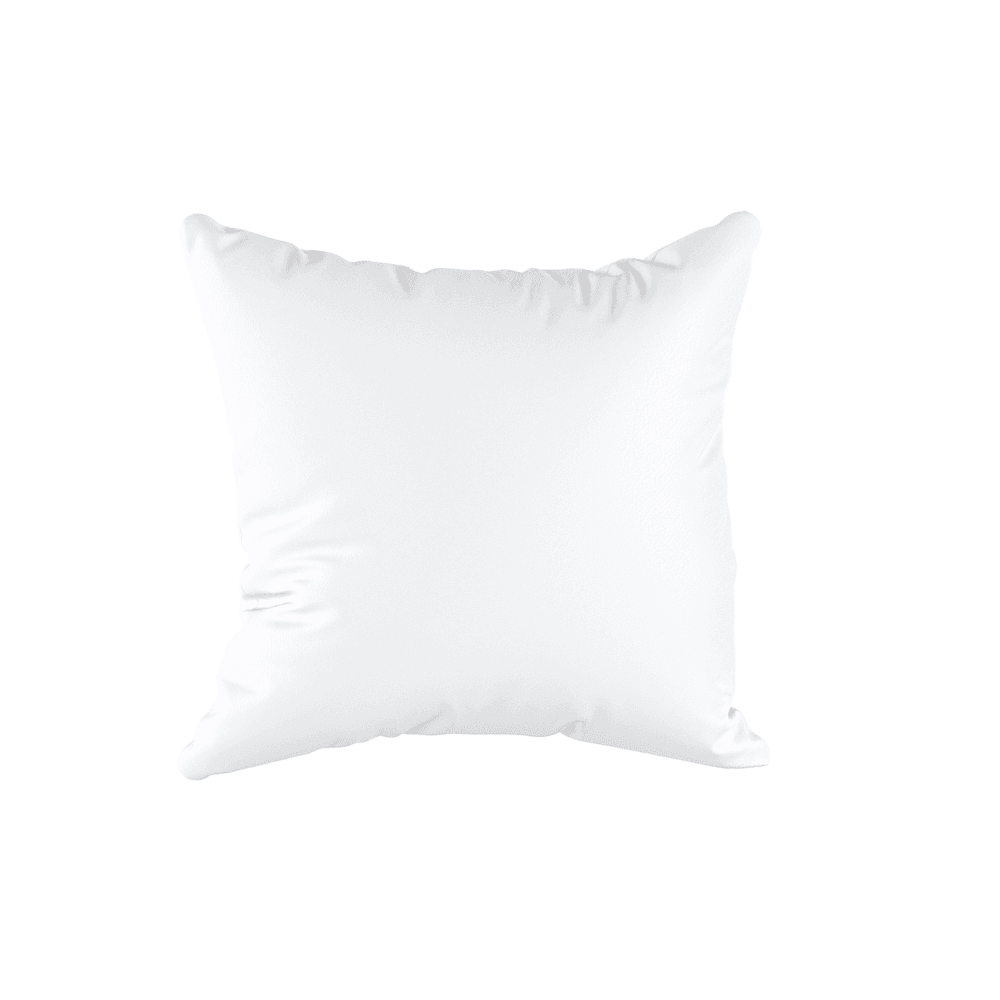 Coussin décoratif sur mesure en similicuir