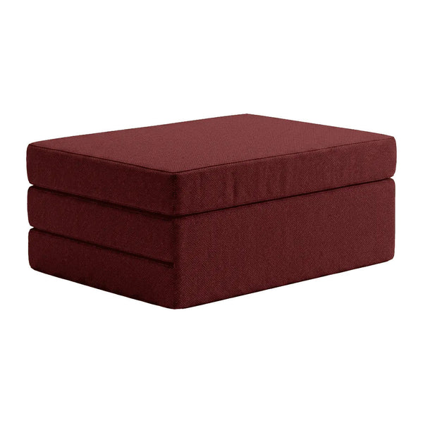 Matelas pliable sur mesure en laine - Rouge - S7004