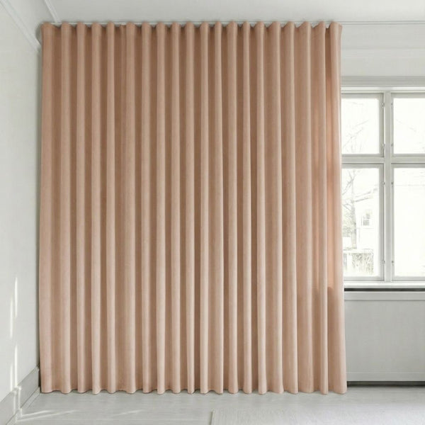 Veloursgordijn op maat – Bris - Dusty Rose - C2637