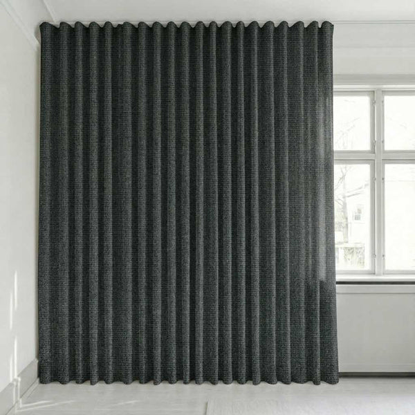 Semitransparant gordijn op maat – Disa - Dark Gray - C2440
