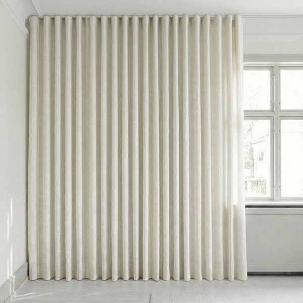 Halbtransparenter Vorhang nach Maß – Rina - Radiant White - C1900