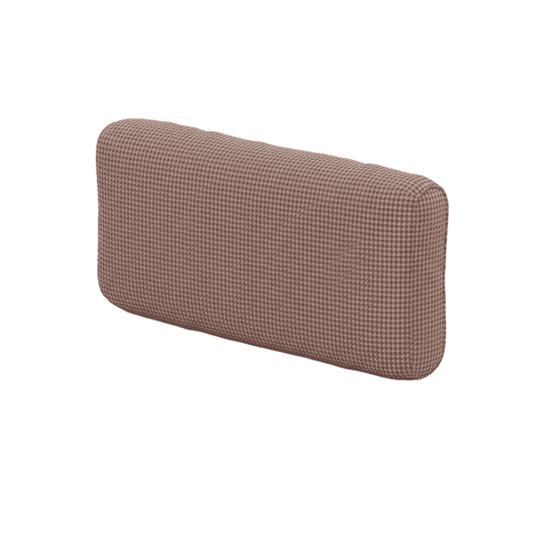 Coussin de dossier souple sur mesure en laine à motifs - Cordovan - S7105