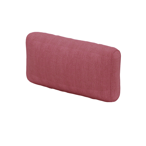 Zacht rugkussen op maat in Sun - Crimson - S4259´