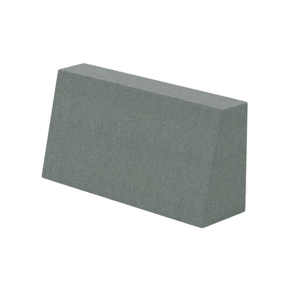 Coussin de dossier incliné sur mesure en Cosy - Light grey - S8106