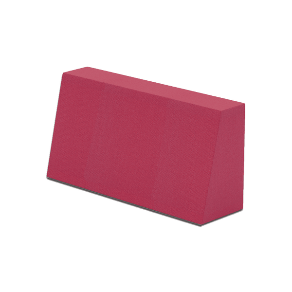 Schräges Rückenkissen nach Maß in Sunbrella - Pink - S4234